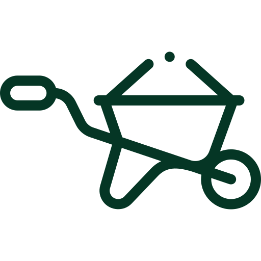 wheelbarrow mulching-organic-decorative-landscaping-melbourne